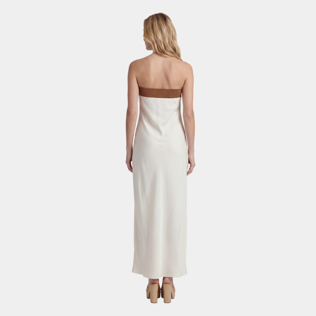 Pénélope | Robe Midi Découpée Femme