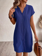 Tess | Robe-blouse en lin confortable