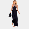 Iva | Robe maxi avec bretelles croisées