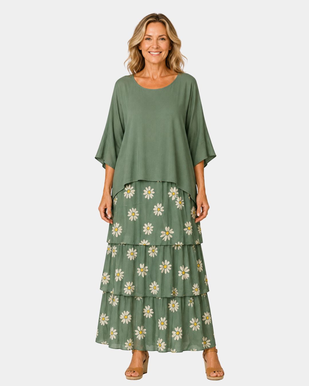 Agnès | Élégant Robe Maxi Fluide