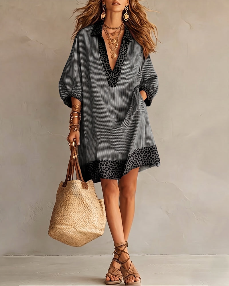 Gaudine | Robe au motif léopard