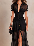 Gillian | Robe Maxi Élégante
