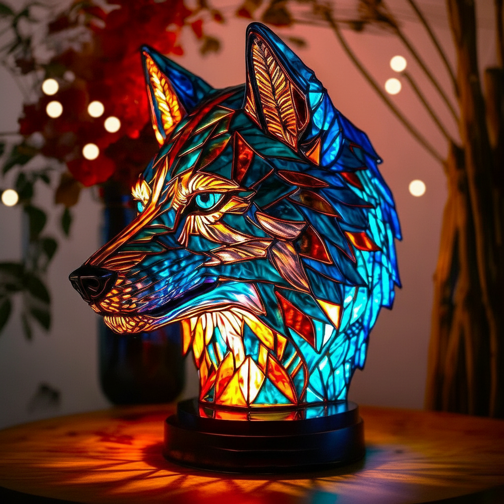 Lampe Loup Enchanteur