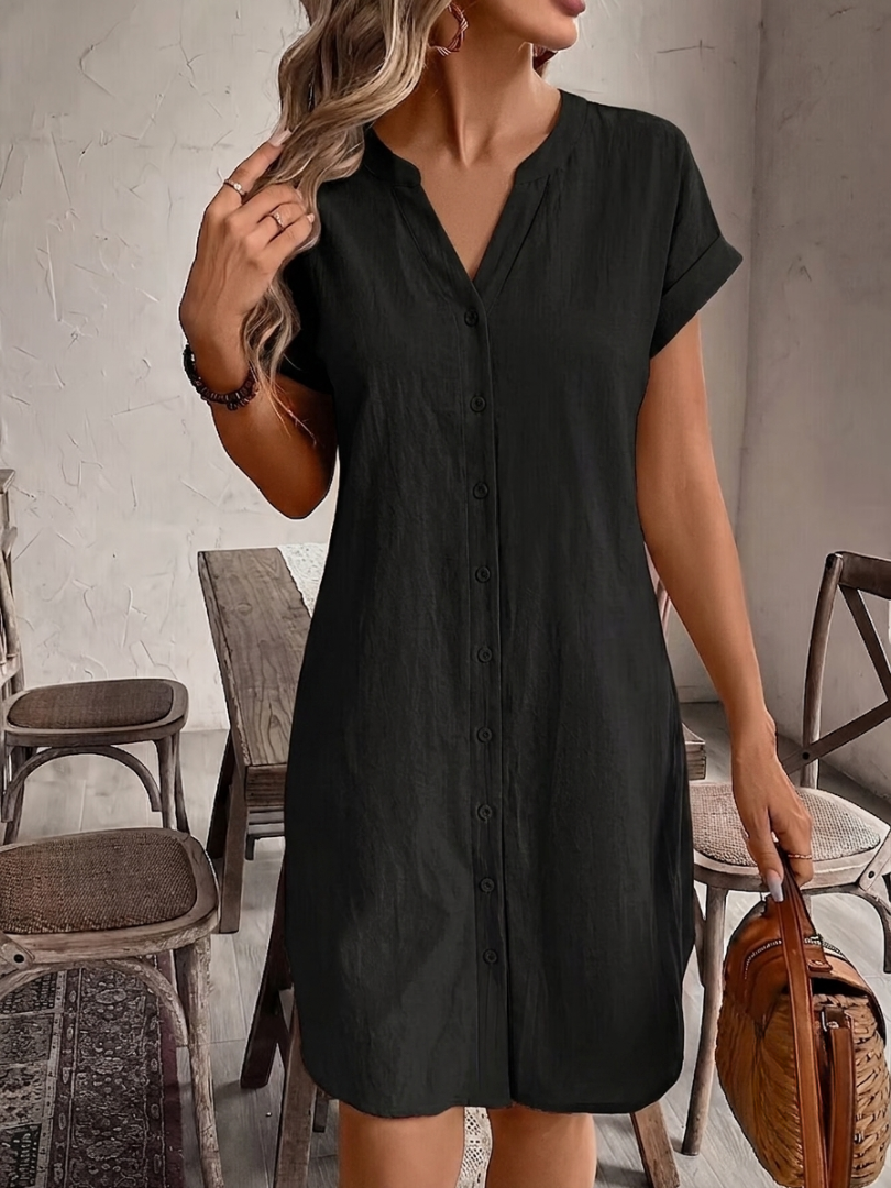 Tess | Robe-blouse en lin confortable