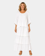 Agnès | Élégant Robe Maxi Fluide