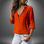 Valeria | Blouse Classique à Boutons