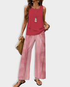 Averie | Ensemble pantalon et blouse élégante