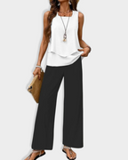 Averie | Ensemble pantalon et blouse élégante