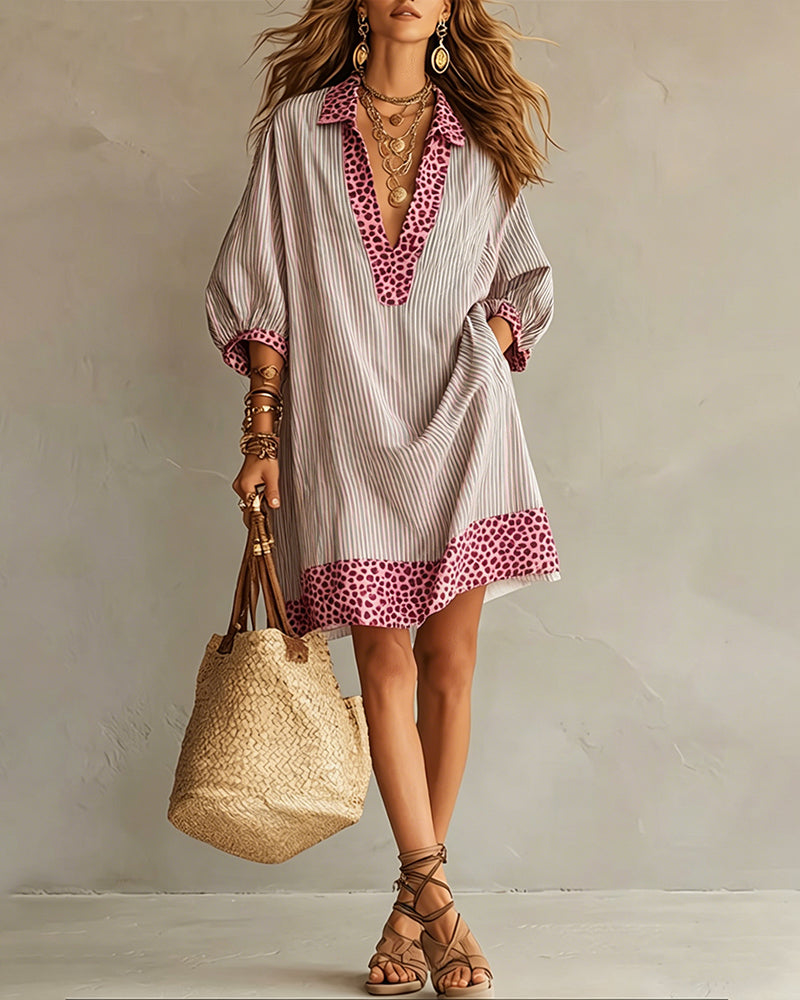 Gaudine | Robe au motif léopard