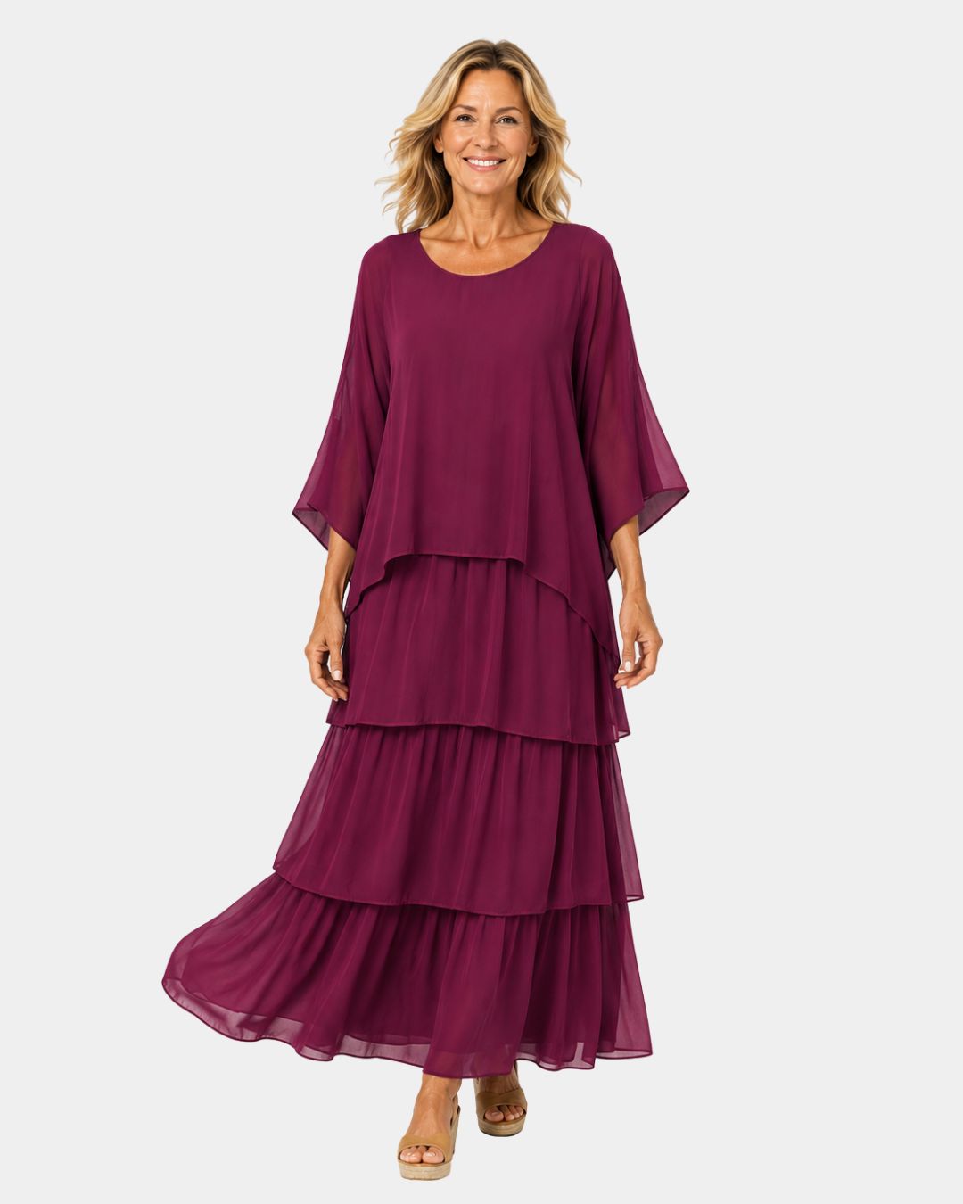 Agnès | Élégant Robe Maxi Fluide