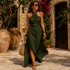 AGATHA – Robe à Décolleté Croisé