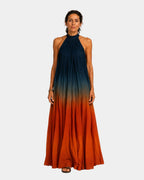 Hombeline | Robe longue élégante à effet dégradé