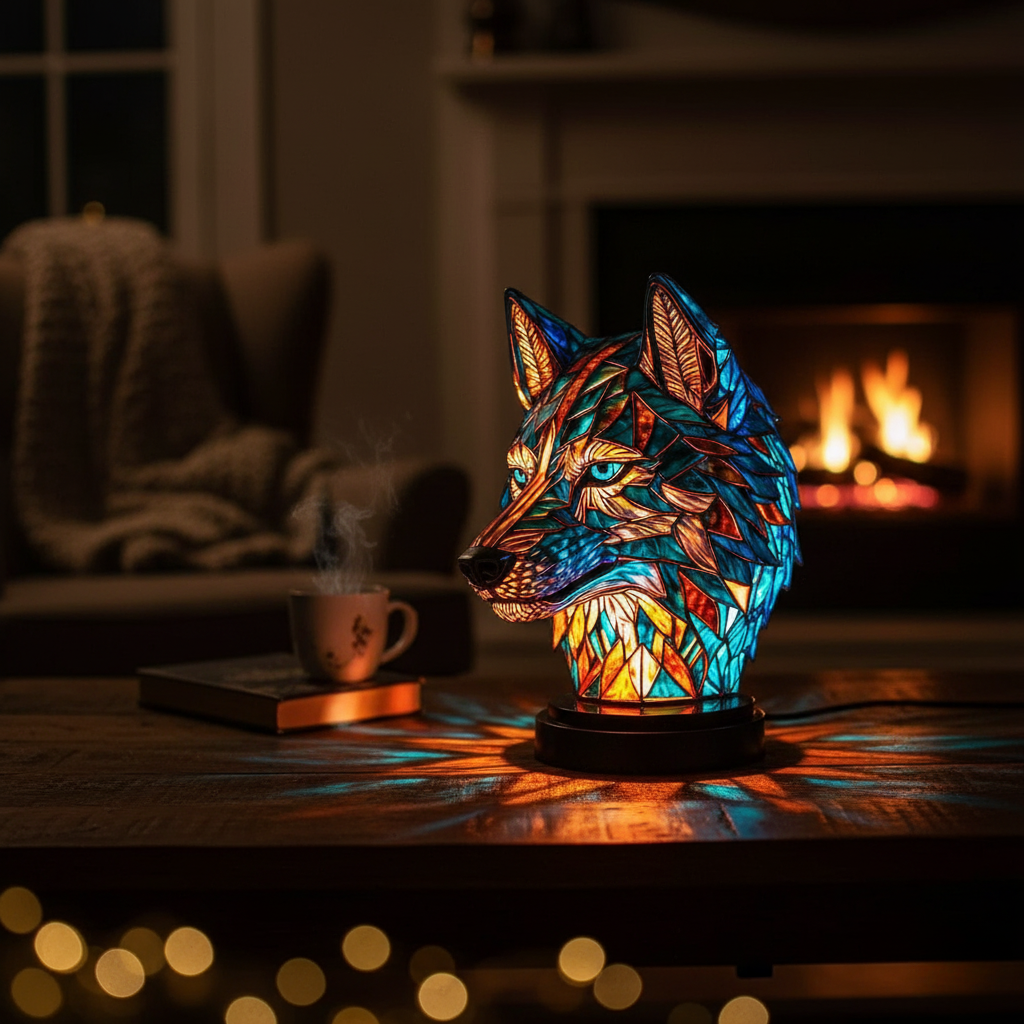 Lampe Loup Enchanteur