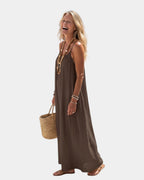 Milana | Robe maxi flottante