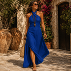 AGATHA – Robe à Décolleté Croisé