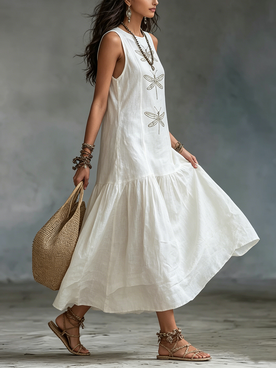 Genève - Robe Maxi Sans Manches