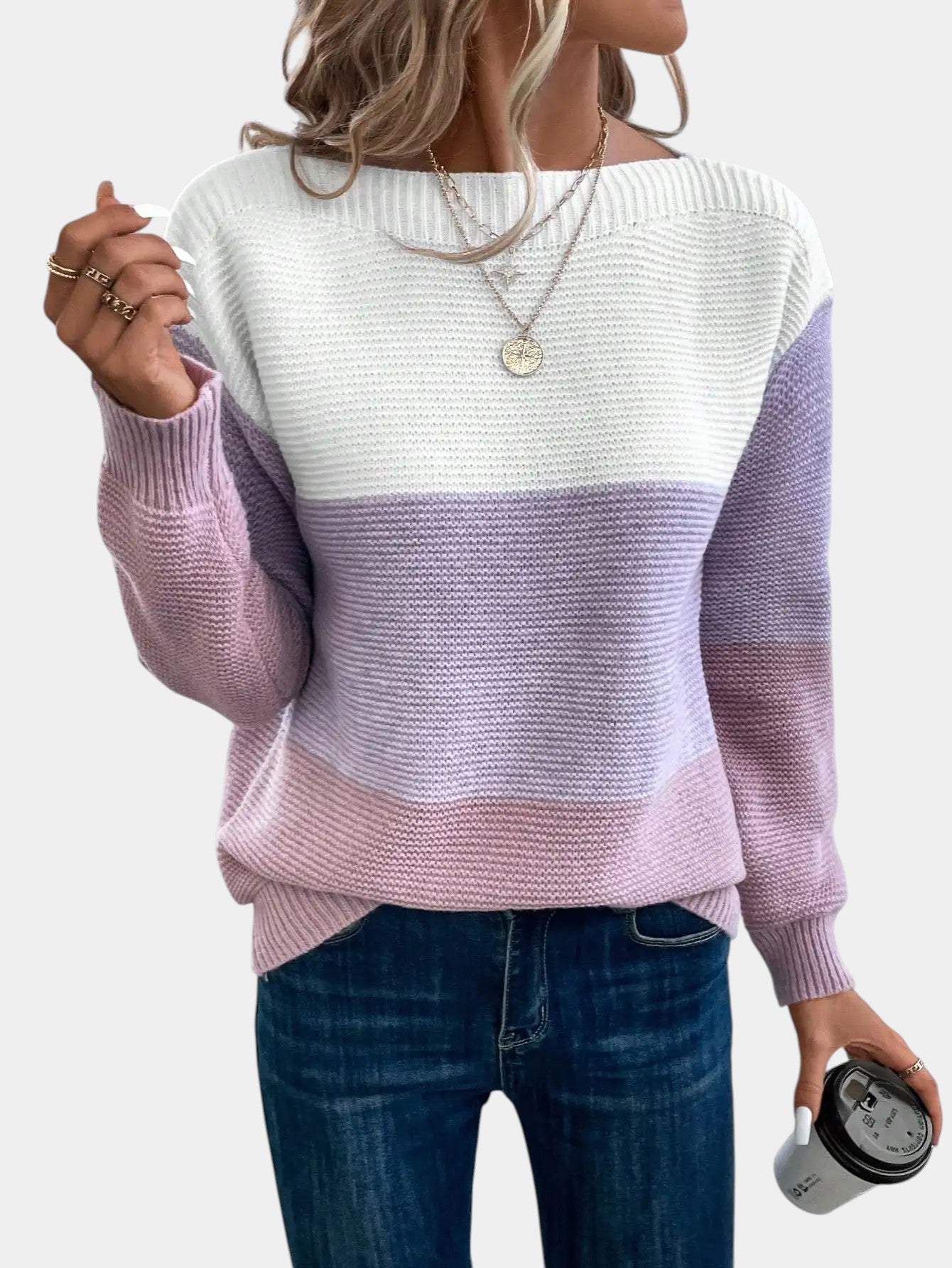 Serena | Pull Dégradé Doux avec Coupe Confortable