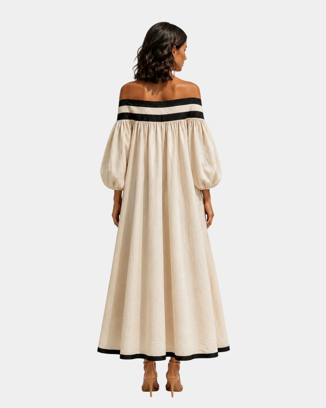Cindy | Robe maxi à épaules dénudées