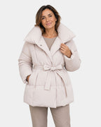 Alixène | Veste matelassée pour femmes avec ceinture à la taille