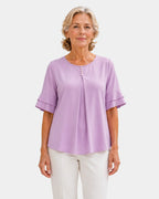 Hadelinde | Blouse élégante à boutons