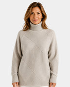 Lauren | Pull luxe à col haut