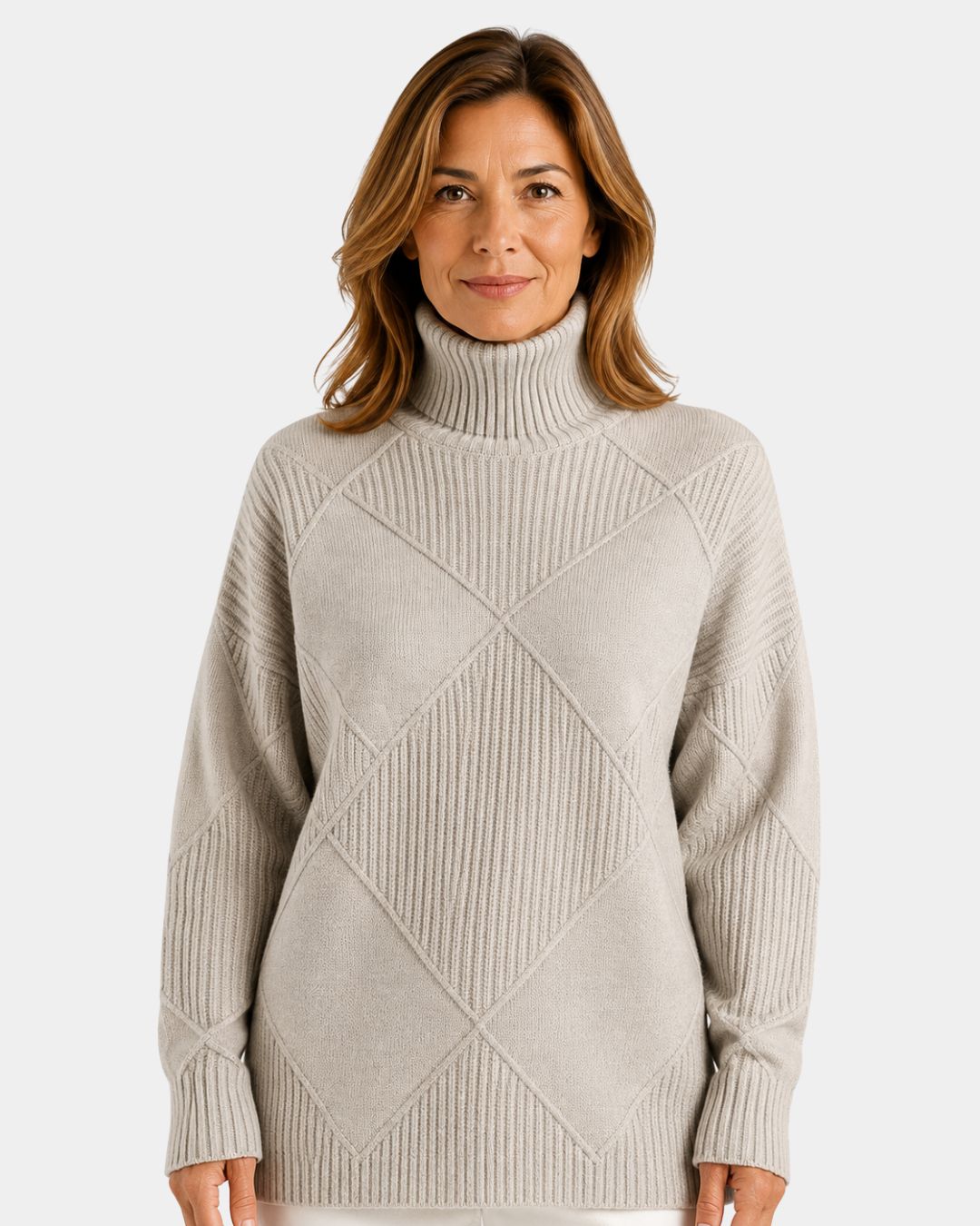 Lauren | Pull luxe à col haut