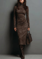 Sara | Robe Midi en Velours