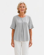 Hadelinde | Blouse élégante à boutons
