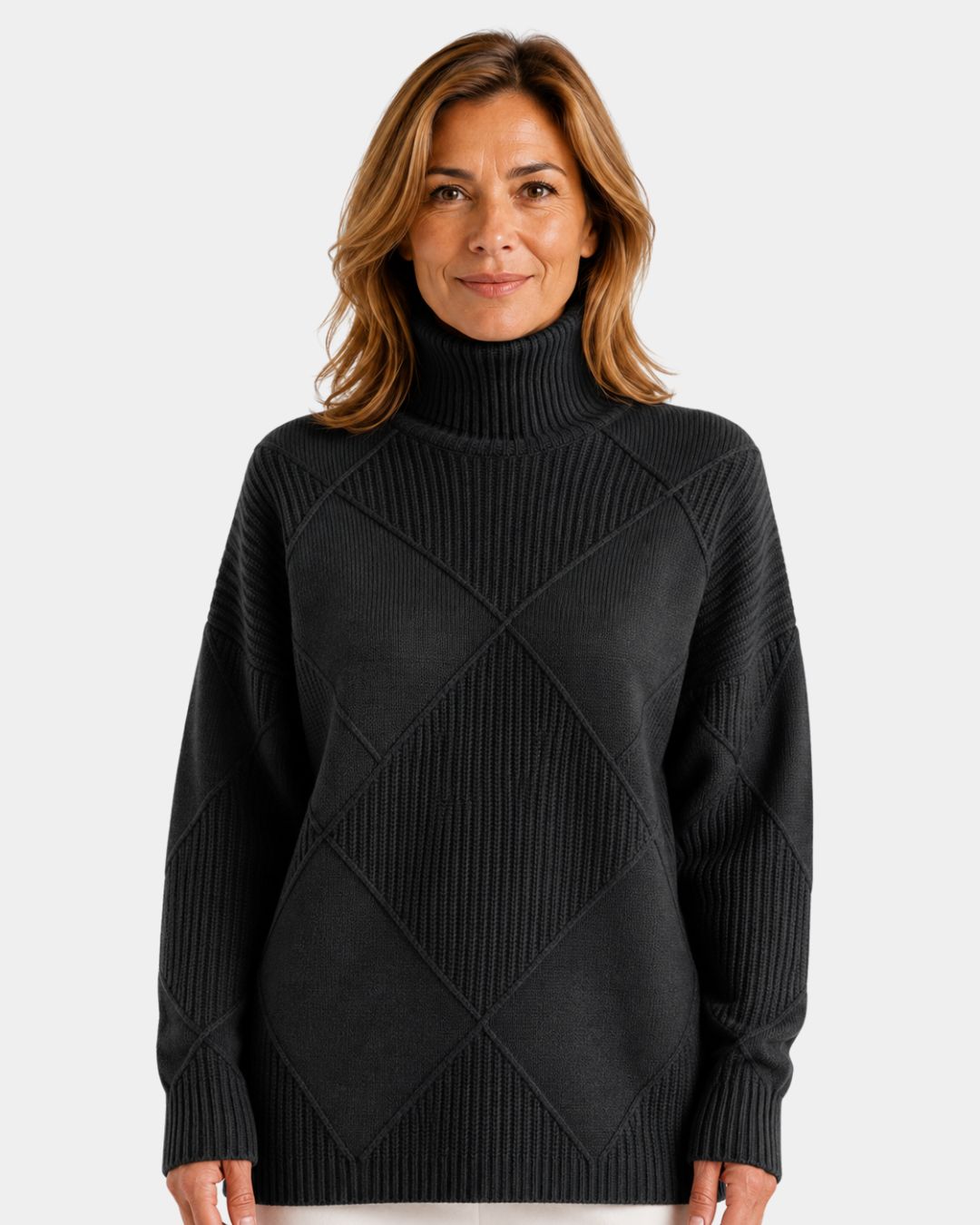 Lauren | Pull luxe à col haut