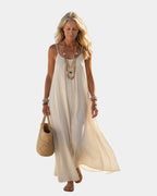 Milana | Robe maxi flottante