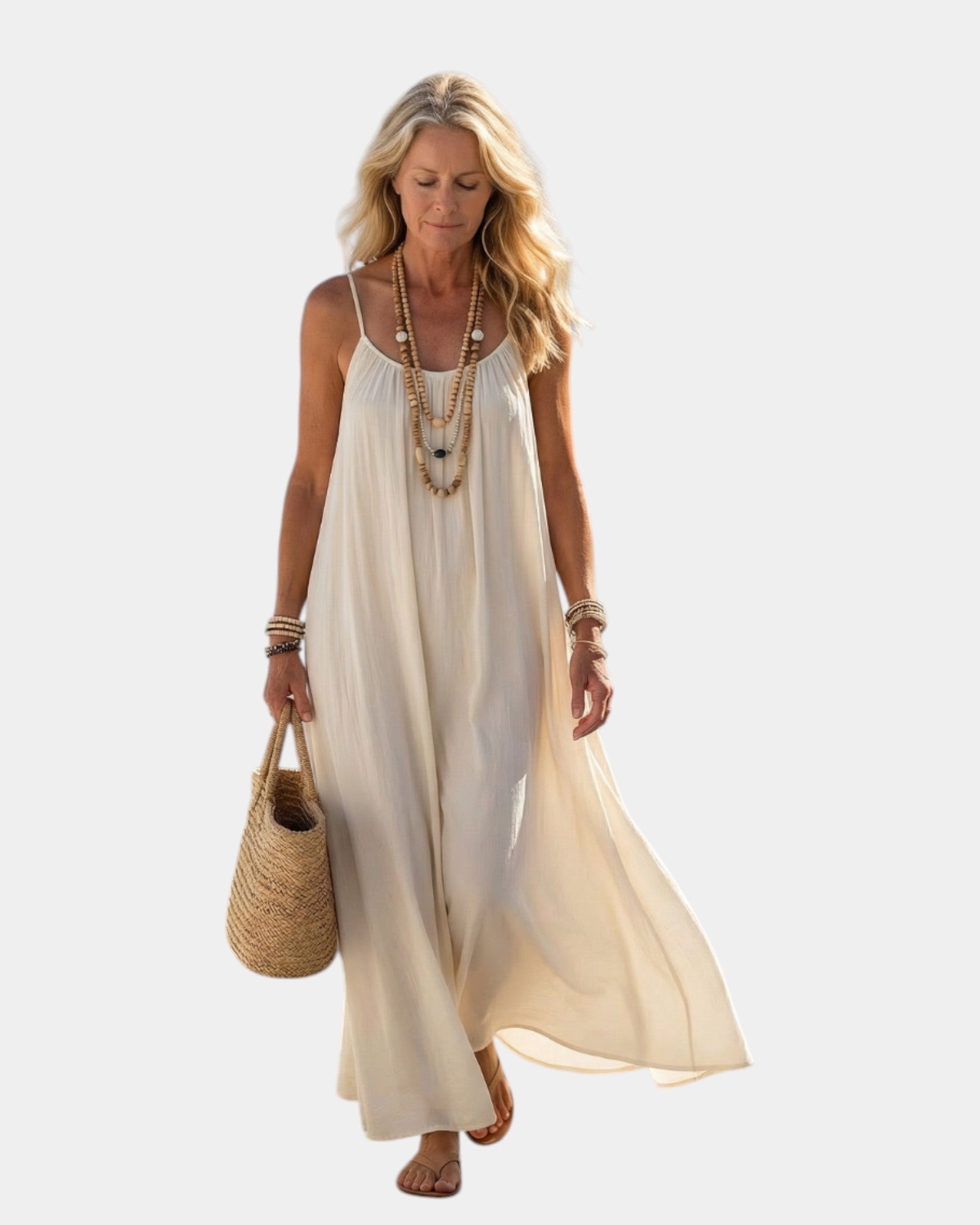 Milana | Robe maxi flottante