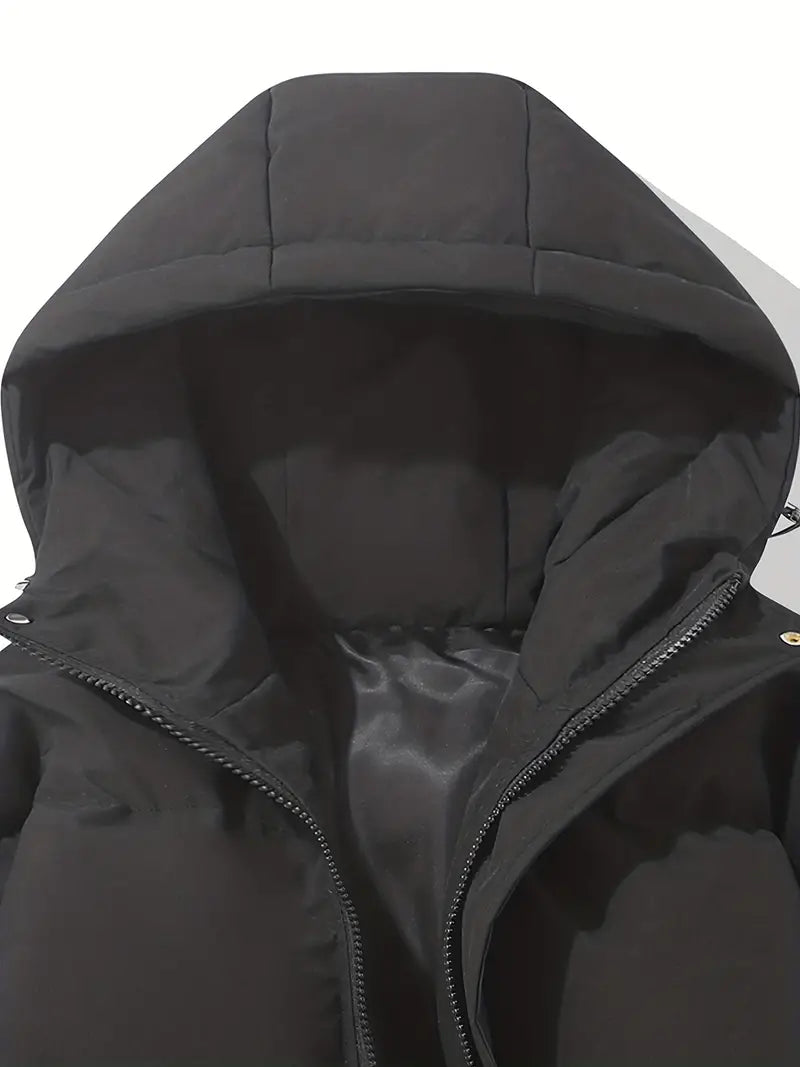 Louviane | Manteau d’hiver matelassé à capuche