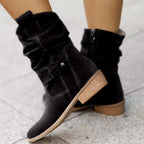 Alissane | Bottes en daim pour femmes à hauteur de genou