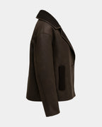 Délianne | Veste en cuir vintage