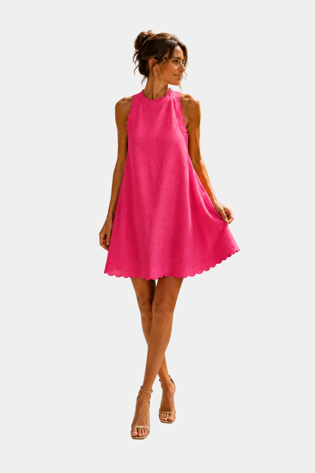 Agneline | Robe Courte Minimaliste
