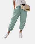 Sofie – Pantalon Respirant, Décontracté et Élégant (Vert Menthe)