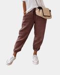 Sofie – Pantalon Respirant, Décontracté et Élégant (Marron)