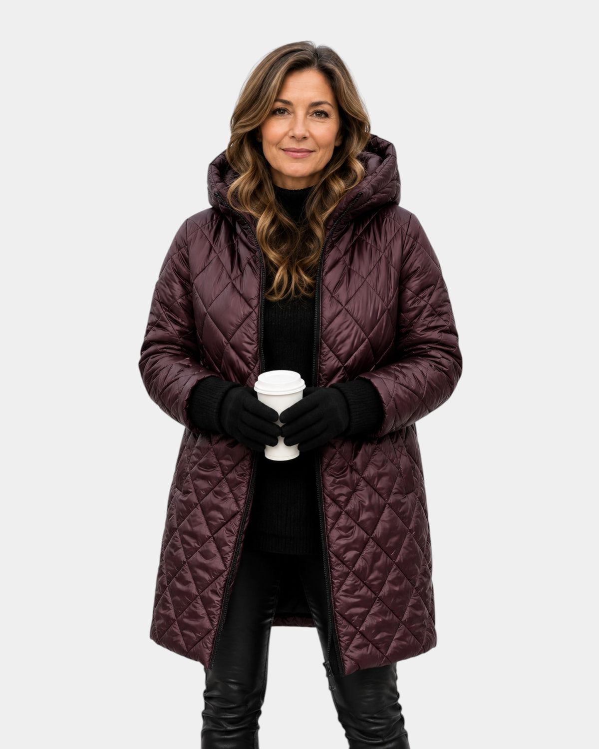 Naélys| Manteau d’hiver matelassé à capuche