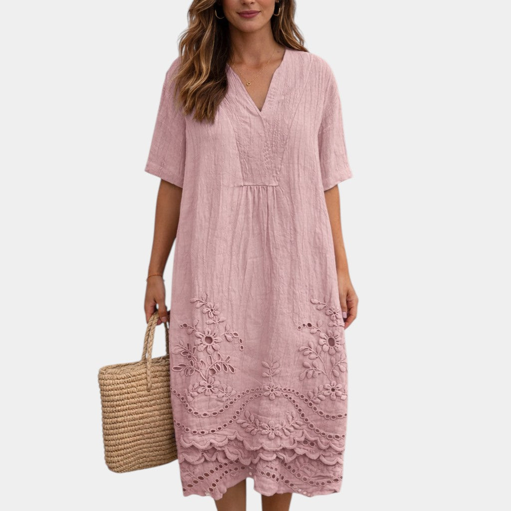 Sarah | Robe d'Été Imprimée