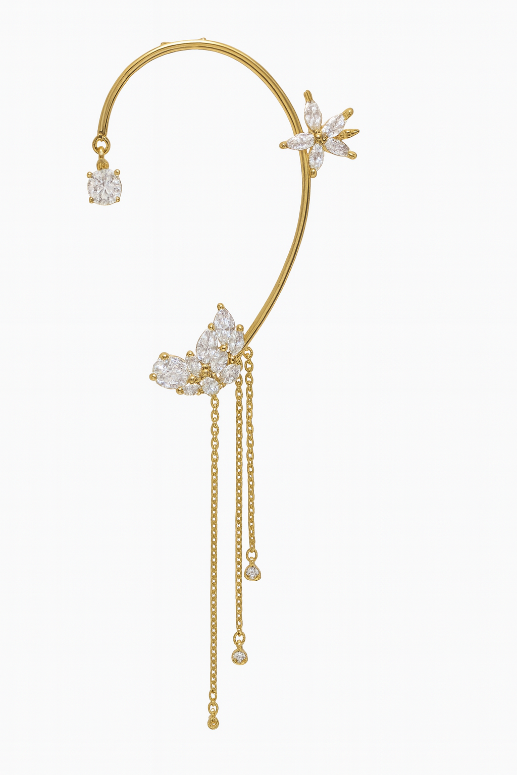 Aurora | Ear cuff florale