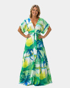 Almodis | Robe maxi tropicale