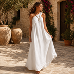 VERA – Robe Maxi Croisée