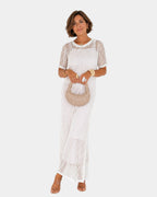 Myria | Robe avec superposition en dentelle