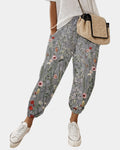 Sofie – Pantalon Respirant, Décontracté et Élégant (Fleurs)
