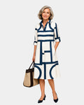 Soleil | Robe midi élégante