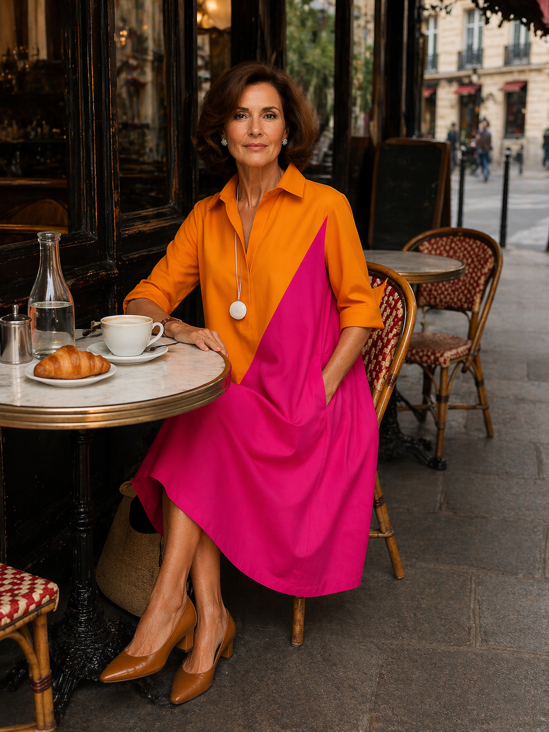 Clarté | Robe midi élégante