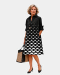 Lune | Robe midi élégante