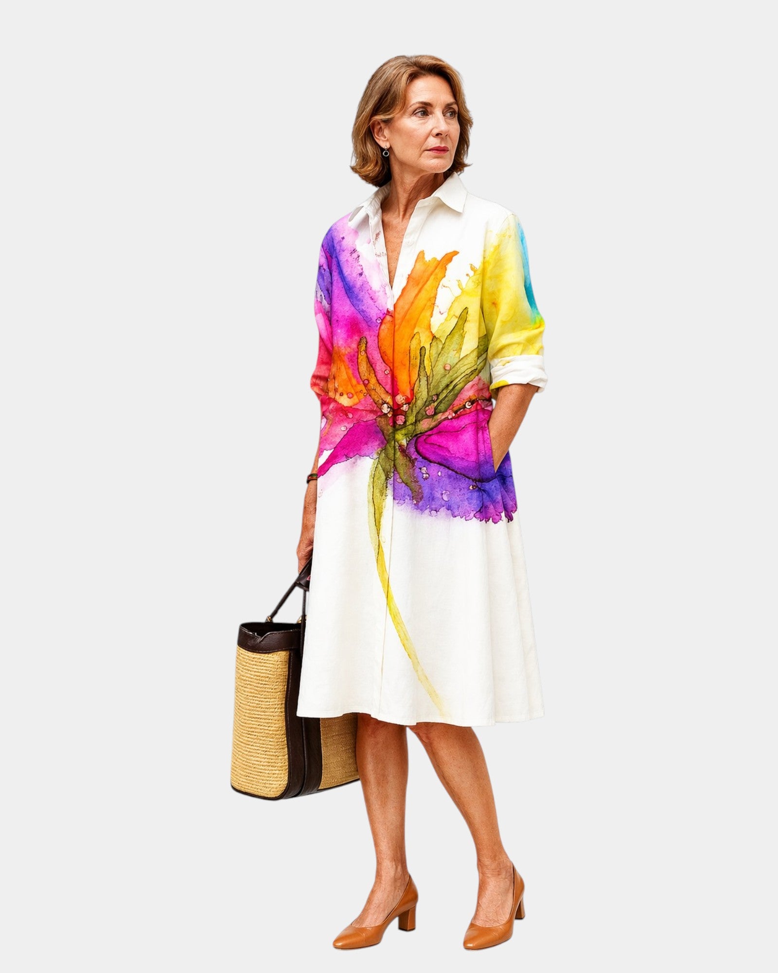 Bridget | Robe Midi Élégante