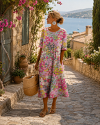 Liséa | Robe midi florale