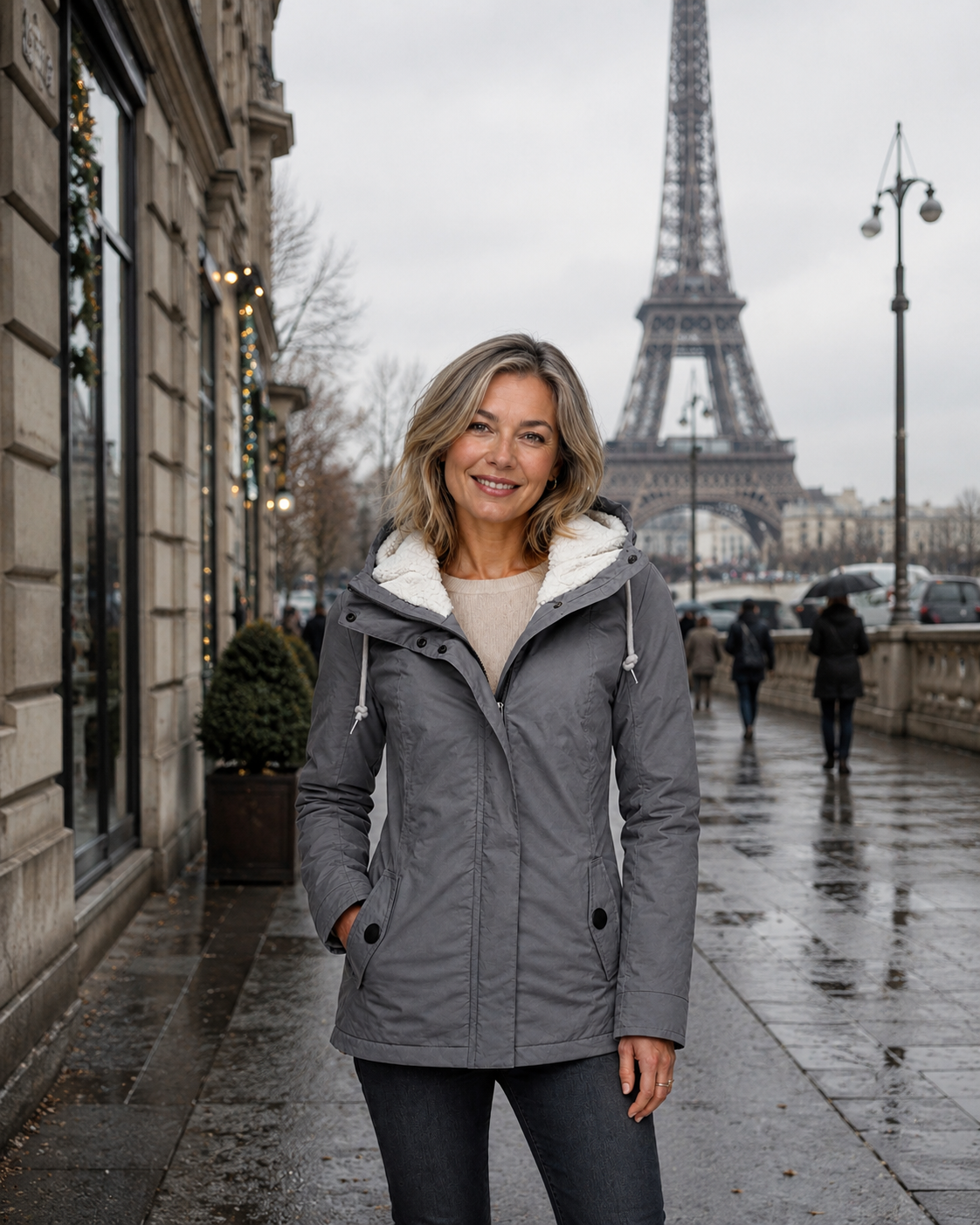 Maréline | Veste de pluie imperméable avec capuche pour femmes